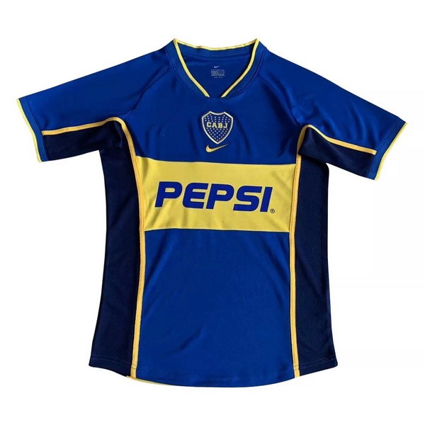 Tailandia Camiseta Boca Juniors 1ª Kit Retro 2002 Azul